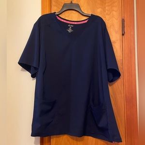 Koi lite 4x navy scrub top